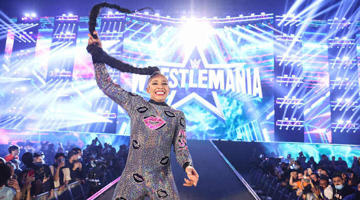 Bianca Belair at Wrestlemania